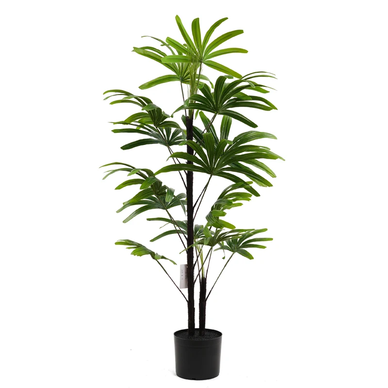 2023 Factory Realistic H120cm Artificial Plants  for Indoor/Outdoor Decoration Fan Palm Tree