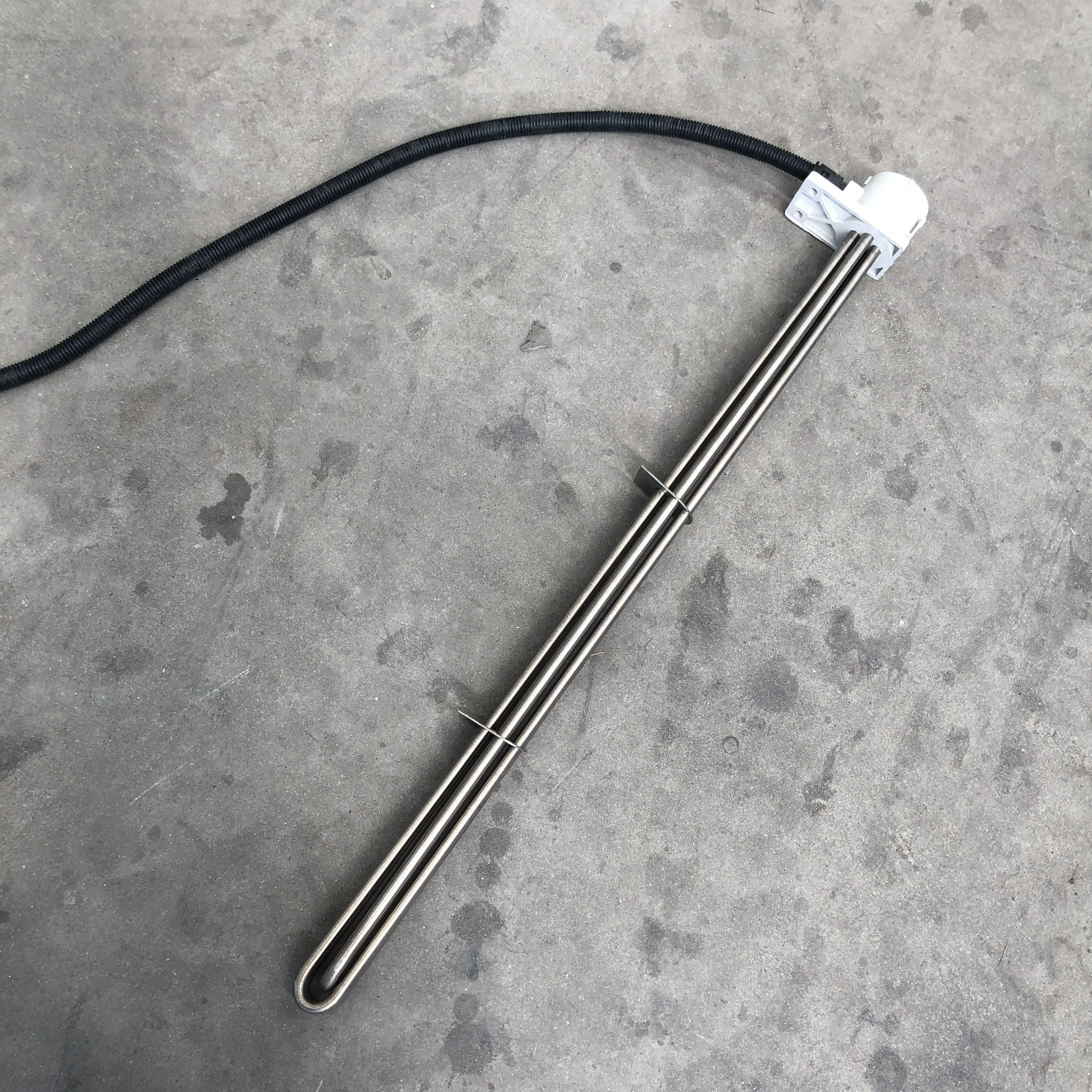 Anti Corrosion Tubular Heating Element Coated Ptfe Immersion Water Heater For Electroplating Industry