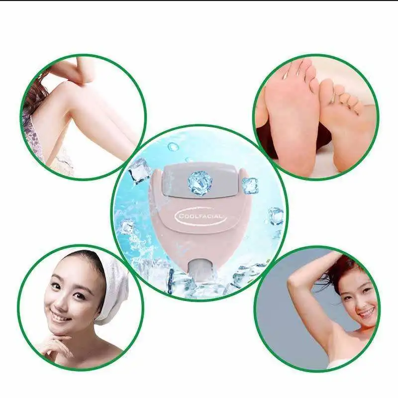 OEM Cooling Facial Massagers Ice Globe  Heart Shape 2 in 1 Ice Roller for Face and Eyes Neck Body Cooling Roller