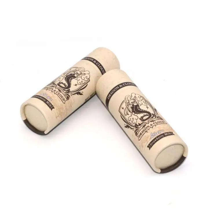 Custom Logo Round Food Paper Tubes Tea Packaging Boxes China Factory Cosmetic Push Up Cardboard Small Kraft Paper Tube Packaging