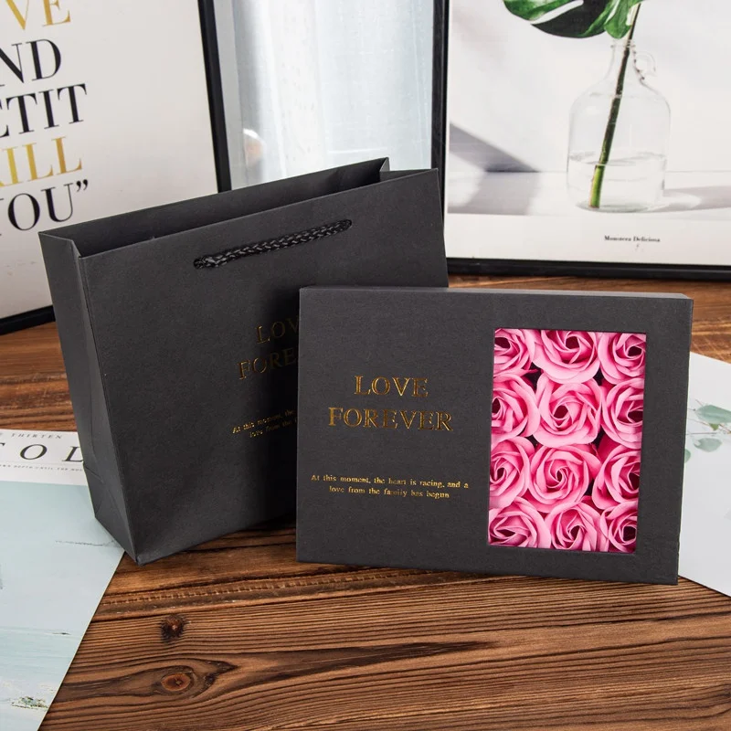 2023 A1 Necklace Ring Jewelry Box Packaging Gift Rose In Box Gift Lip Stick Gift Rose Flower Valentines Day Boxes