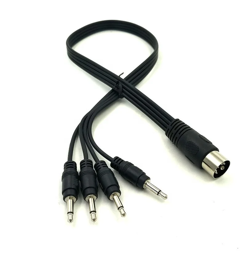 Прямая продажа с фабрики MIDI 5PIN Male к 3,5 MM Male компьютерный аудиокабель