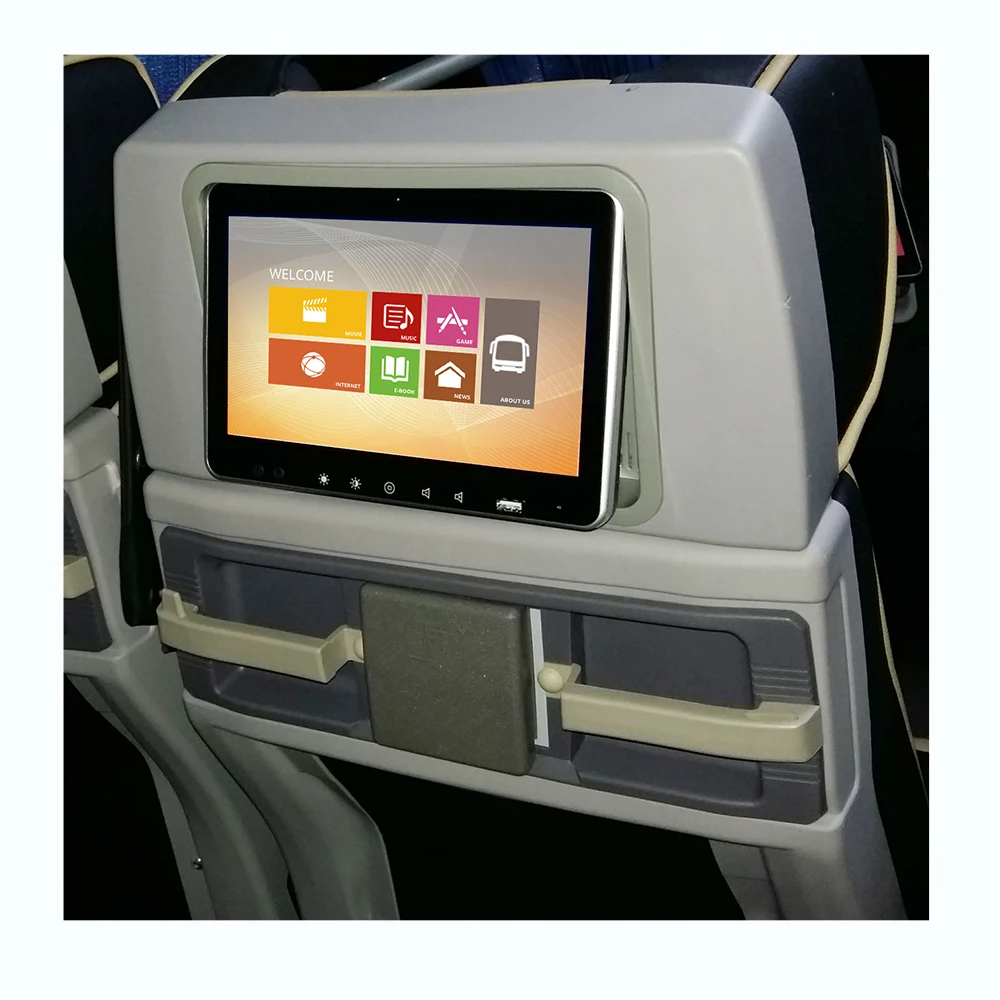 LTIME customized 13 inch tablet WiFi wireless VOD system for auto bus train cruise Buspad brand