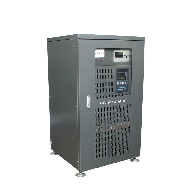 Power frequency sine wave output mppt charger 3 phase with battery best solar inverter Large industrial off-grid system