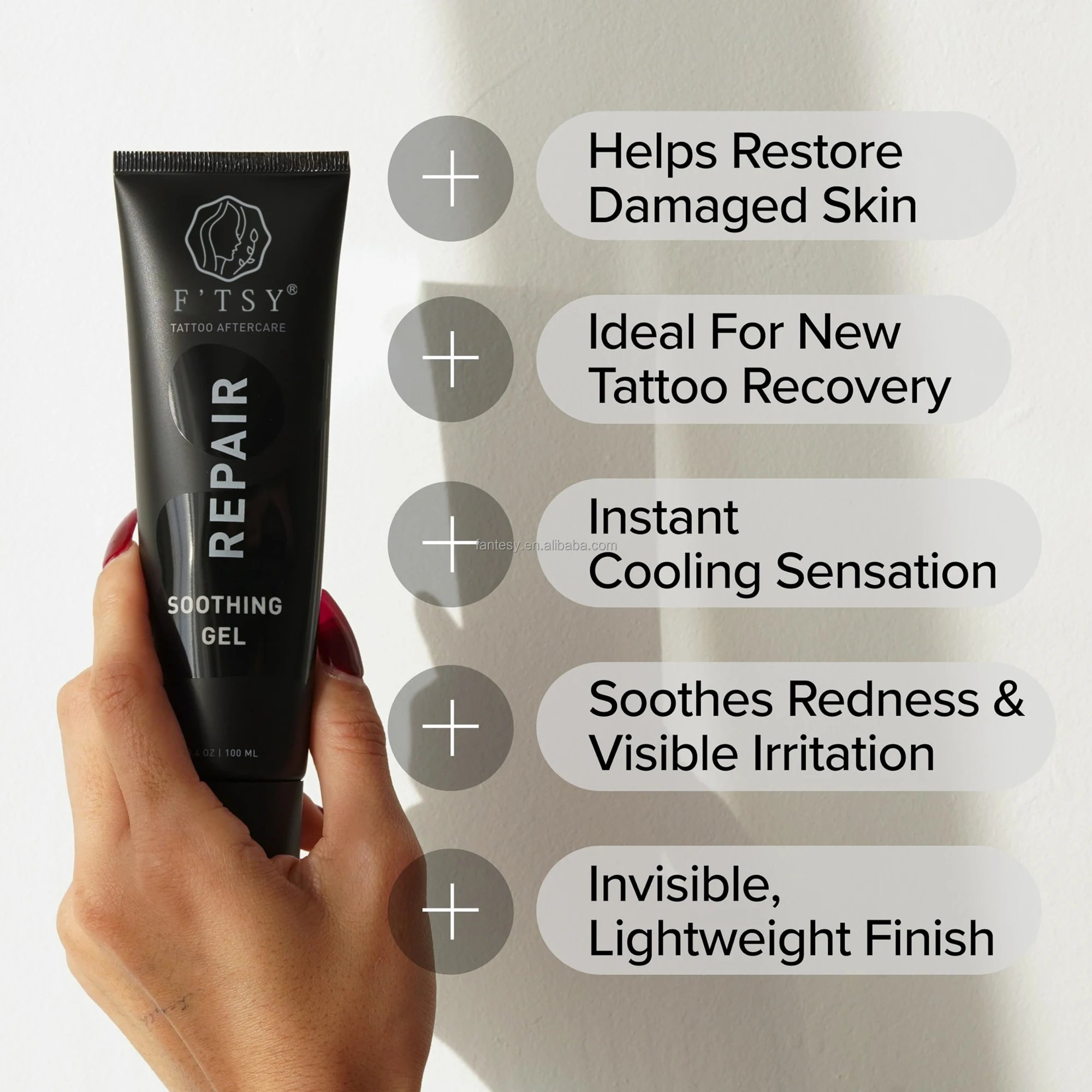Premium Tattoo Aftercare Soothing Gel Moisturize Supplies New Tattoo Care Anti-Itch Aloe Vera Tattoo Care Gel