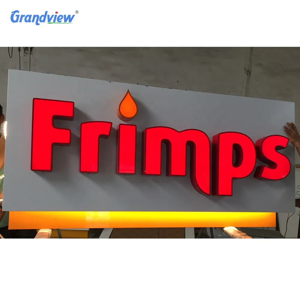 laser cut acrylic letters cut out led letter signs commercial building signs