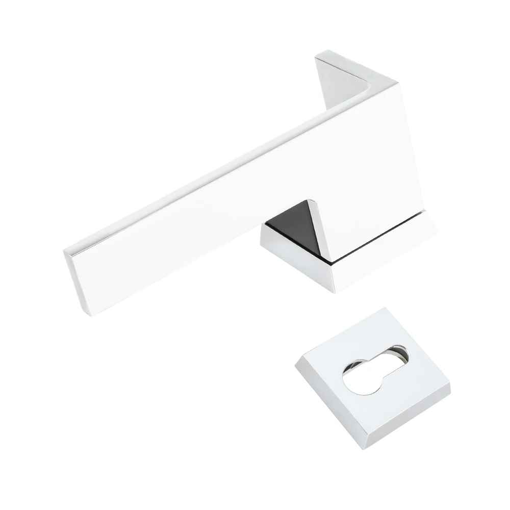 Italian design custom small inside white lever door handle