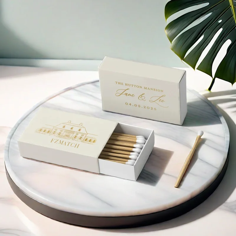 Wooden safety matches in box factory wholesale bulk price customize boxed matches New customized color boxed matches