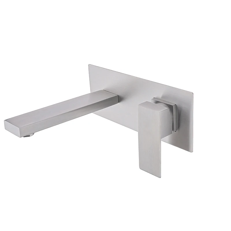 wall mounted single handle faucet 2 hole basin faucet for bathroom