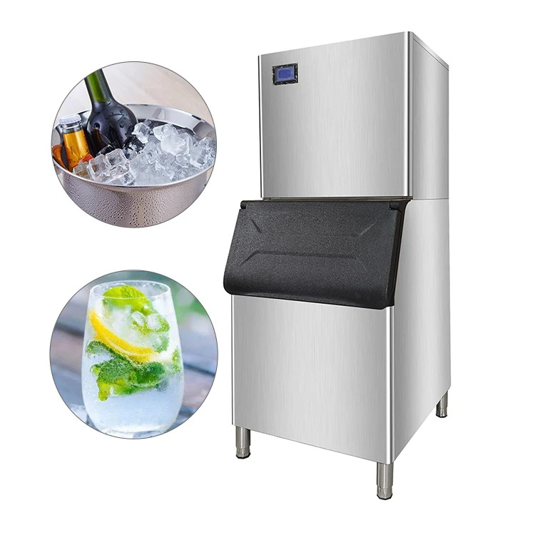 100KG Commercial Ice Maker Machine Business Block Ice Machine Automatic Ice Cube Making Machine