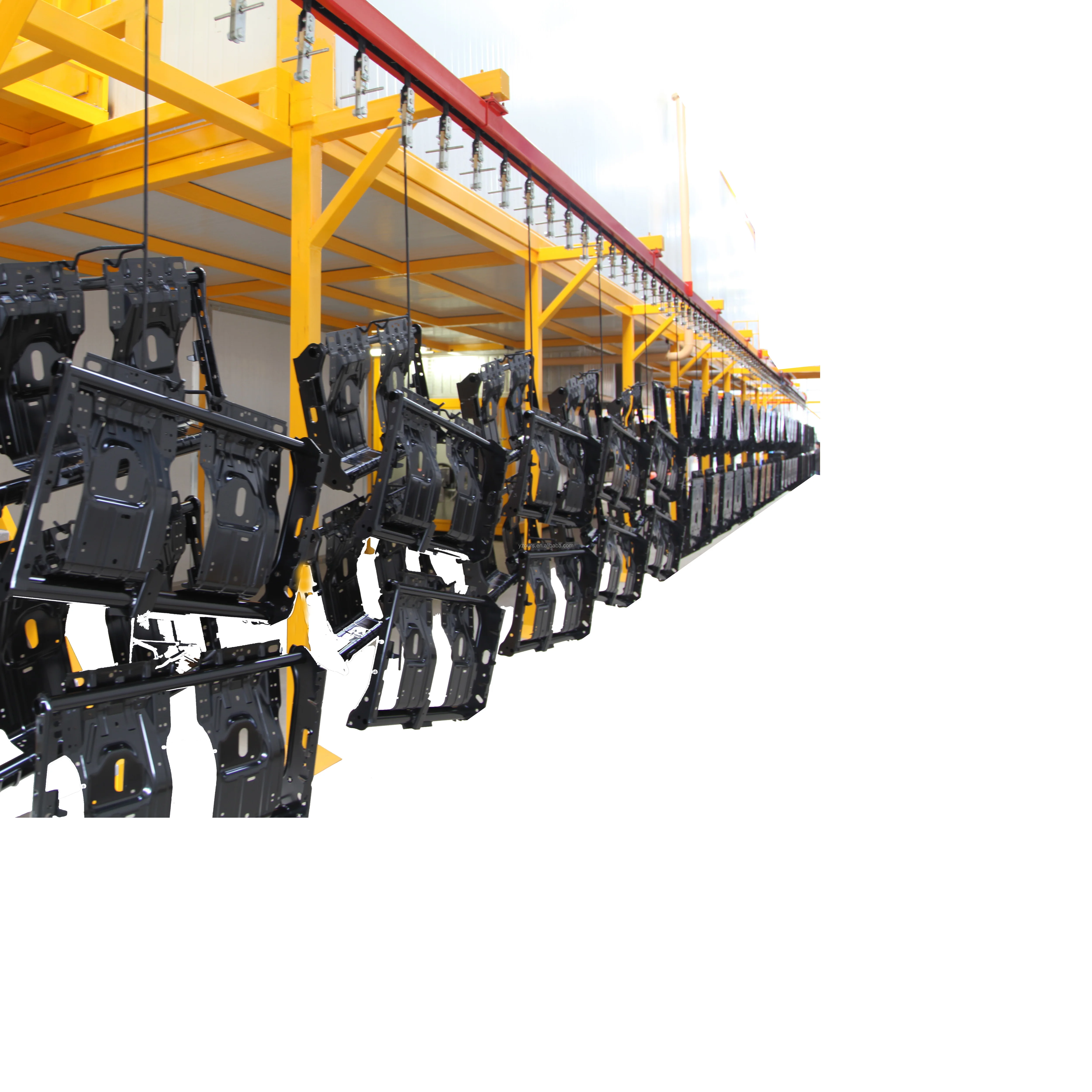 KTL Auto parts spray painting line, electrodeposition e-coating machine