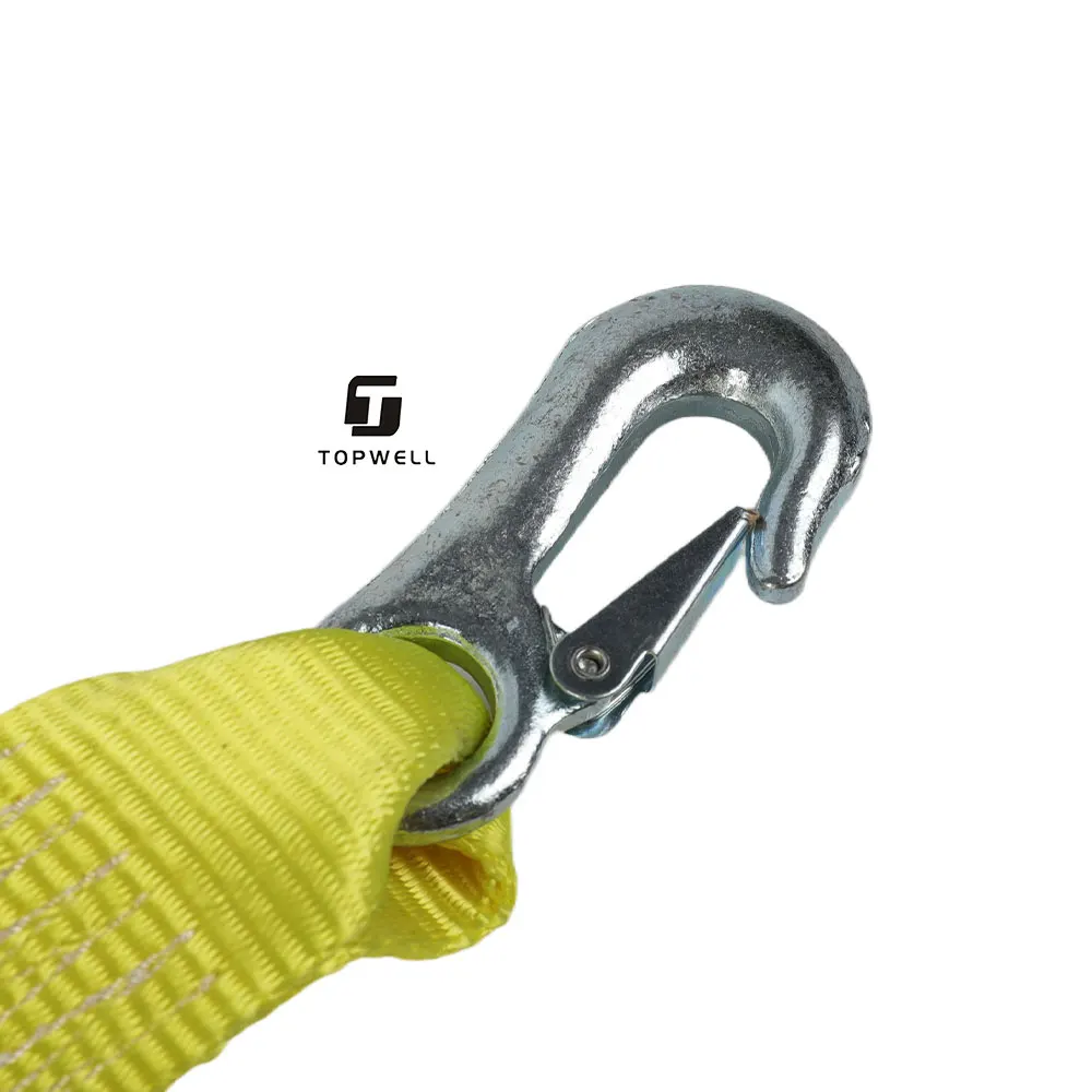 Car Towing Accessory with Emergency Tow Rope, Heavy Duty Tow Strap