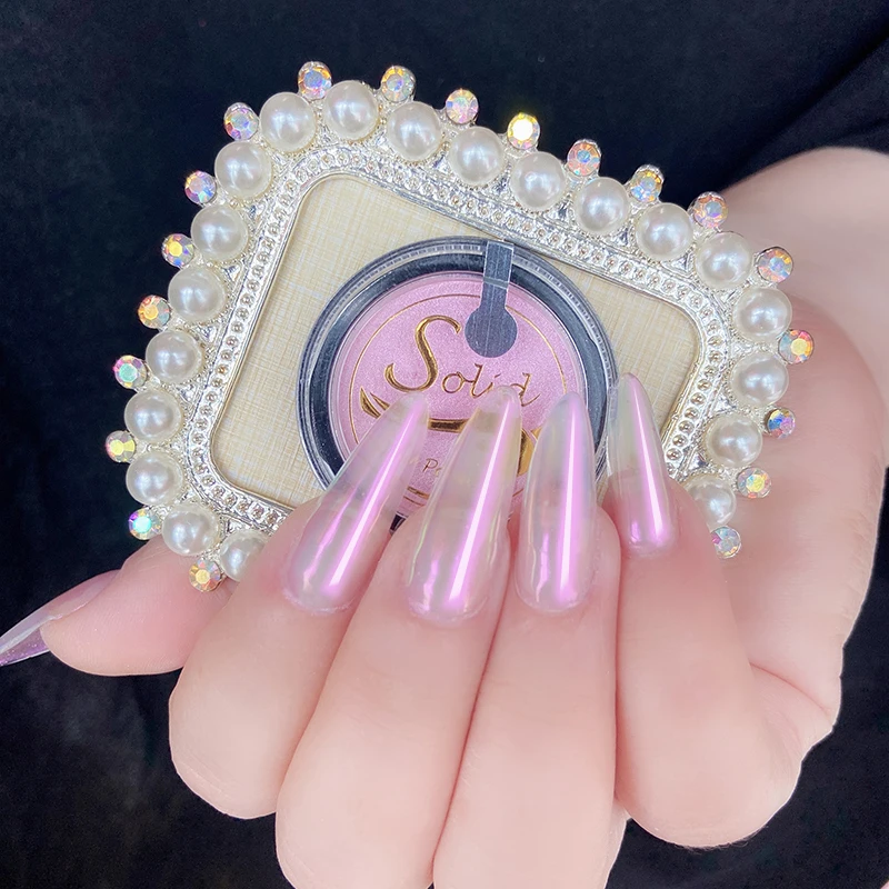 BOKO New concept private label mirror pigment chrome powder aurora pigment solid chrome powder manufacturer