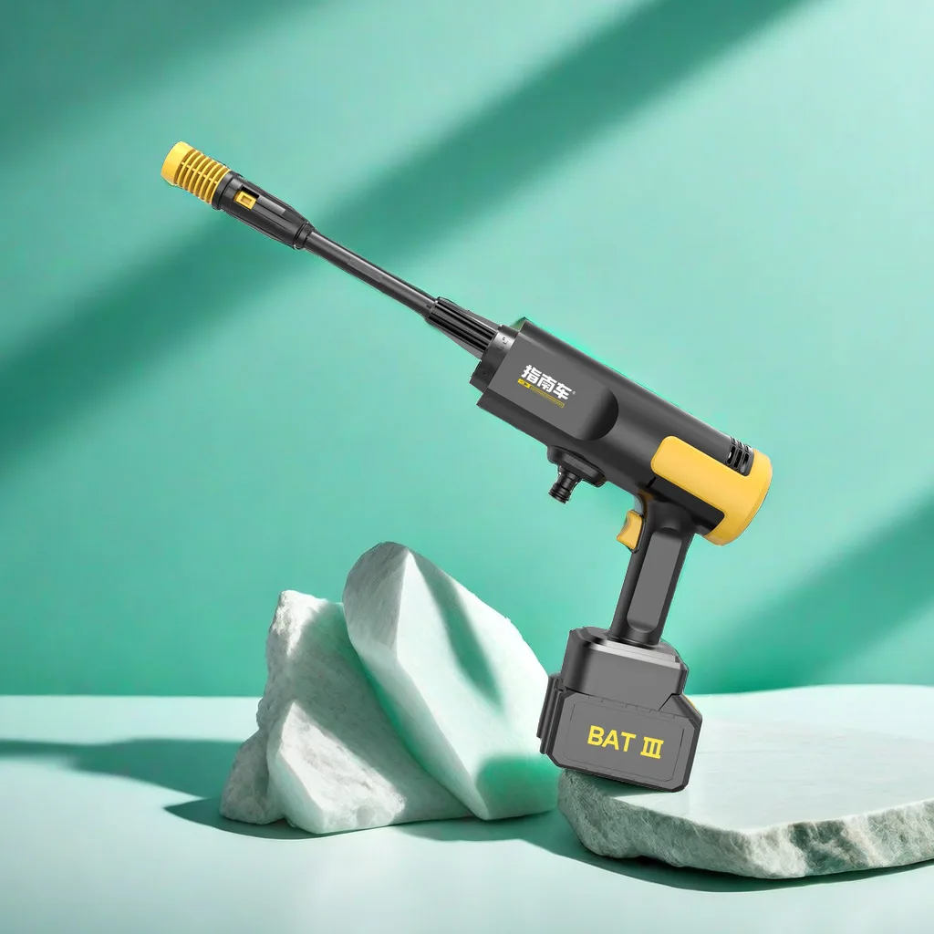 Pressure Cleaner Machine 21v Lithium Batteries Wireless Car Washer Equipment Cordless Electric Car Wash Spray Gun