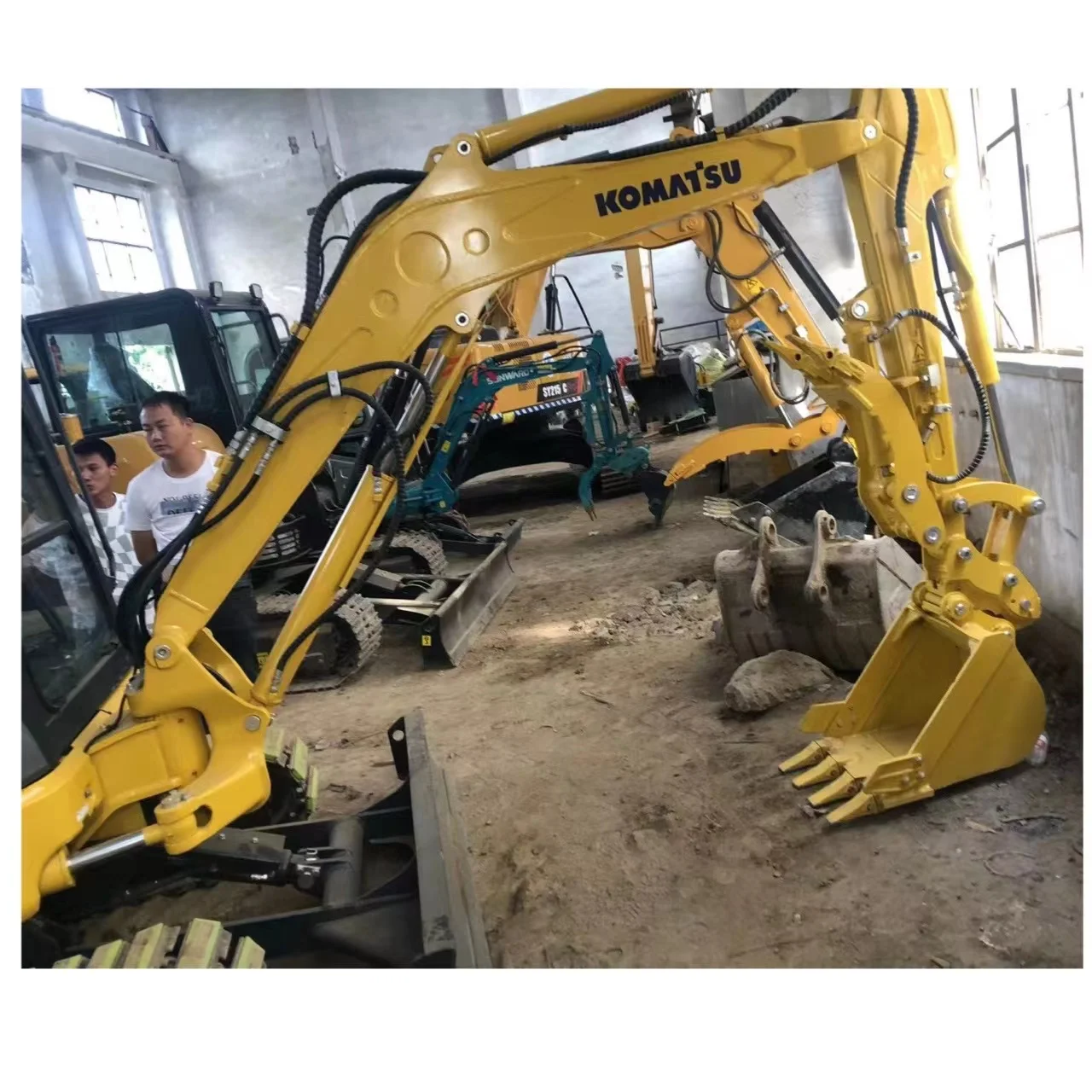 Komatsu 3,5-тонный мини-экскаватор, б/у экскаваторы 35MR-2, низкая цена, распродажа