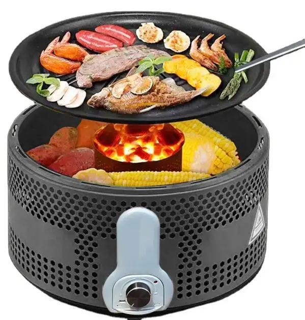 Wholesale From China Portable Multifunction Korean Adjustable Smokeless Korean Grill Bbq