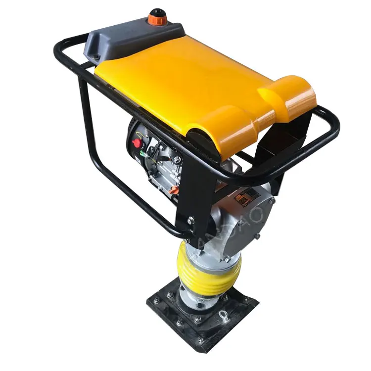 Строительный дорожный портативный вибрирующий Электрический уплотнитель вибротрамбовка