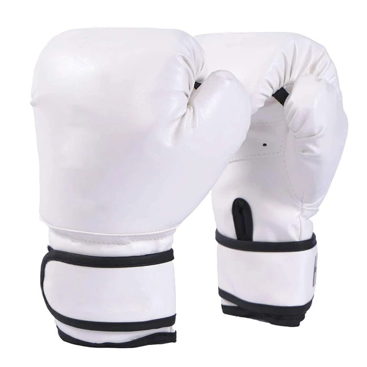 High Quality Professional Training Men Women Custom Logo PU Leather Boxing Gloves