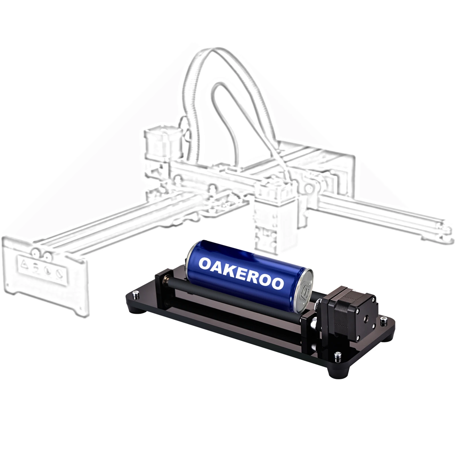 Laser Engraver Y-axis Rotary Roller for NEJE Engraving Module  Engraving Cylindrical Objects Cans Cups Bottles