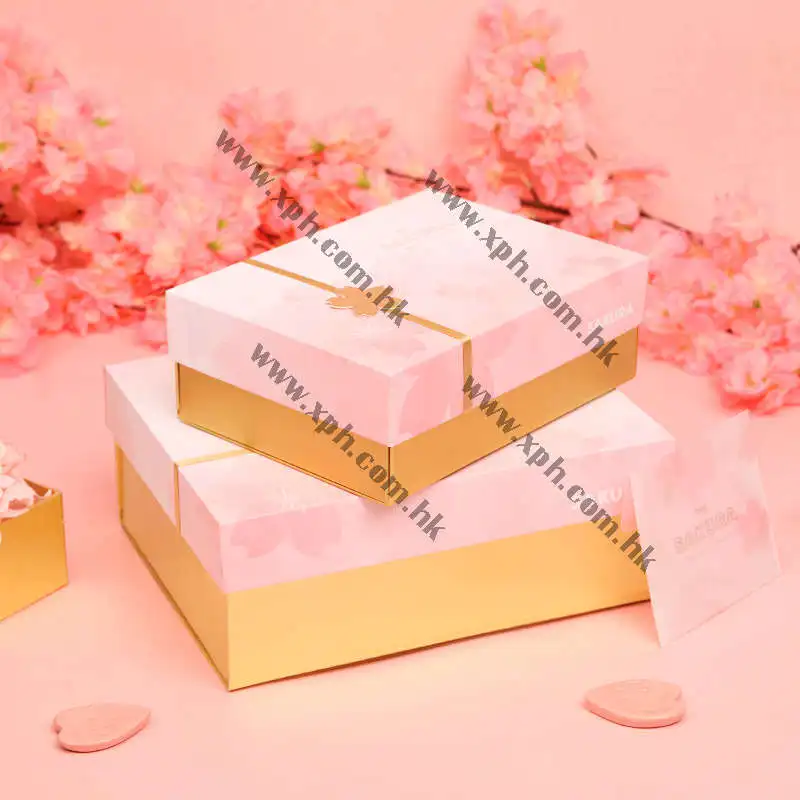 Wholesale Girls Gold Cosmetic Gift Set Packaging Box Sustainable Beauty Skin Care Advent Calender Cardboard Makeup Box