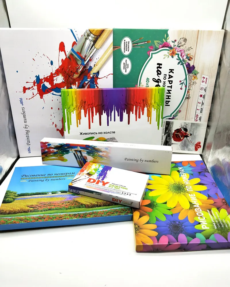 Elegent lady in Paris Eiffel Tower DIY painting by numbers oli painting art decoration