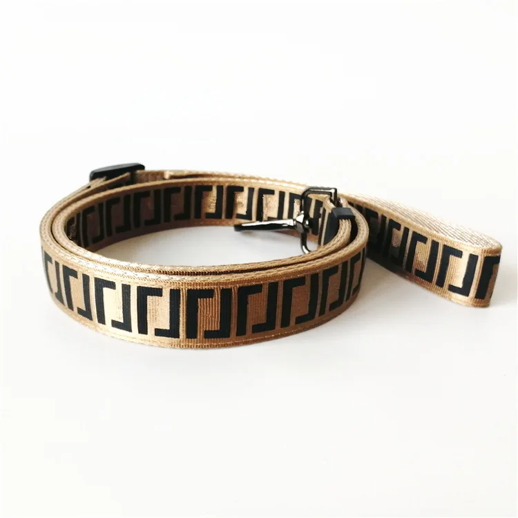 Meise Grid F Large Medium Small Teddy Schnauzer French Bulldog Collar Leash Luxury Pet Dog Harness Set