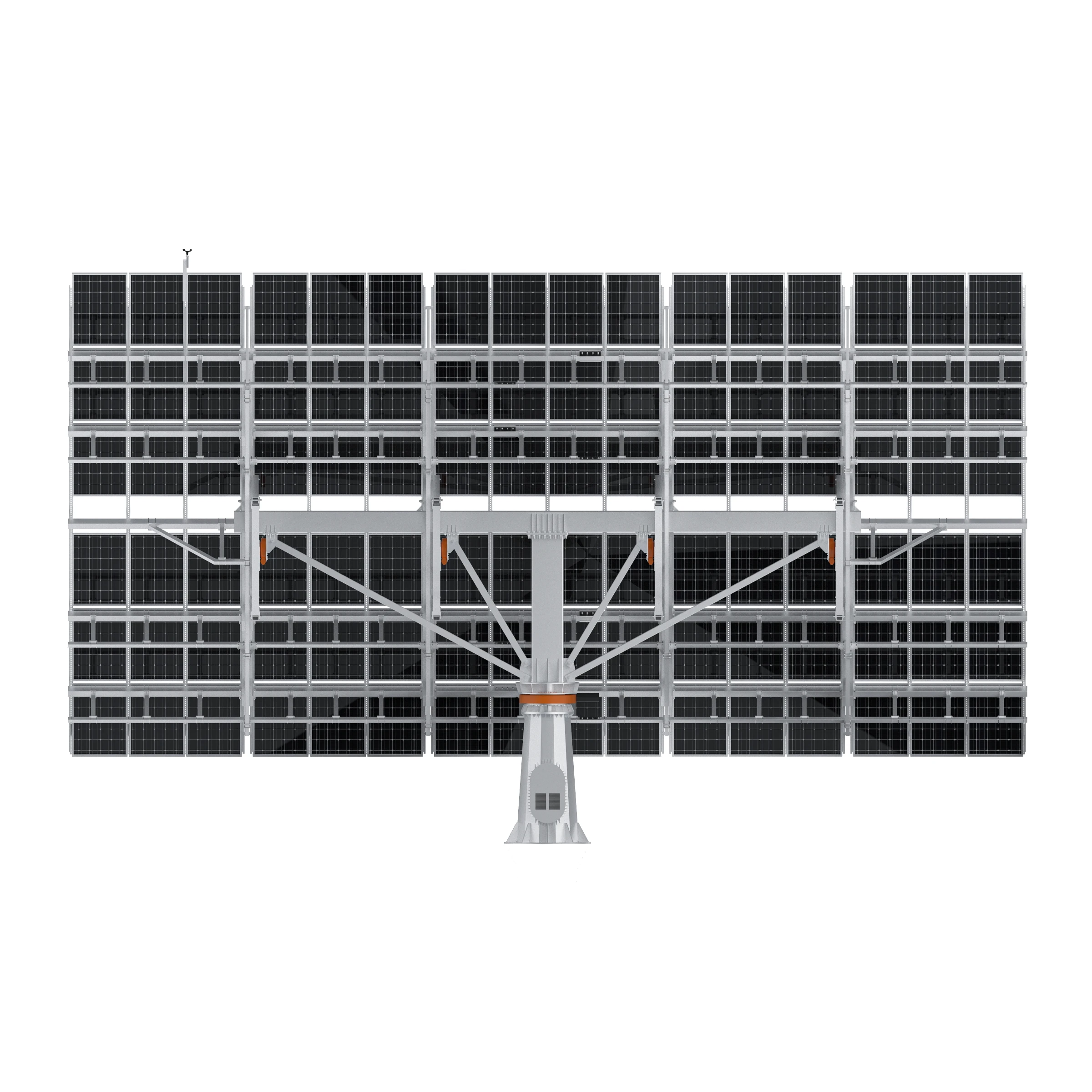 24kw HYS-45PV-78-M-4SD мастерство двойной оси солнечной энергии с двумя осями высокой точности контроллер 2 оси Солнечной pv отслеживание на солнечной батарее