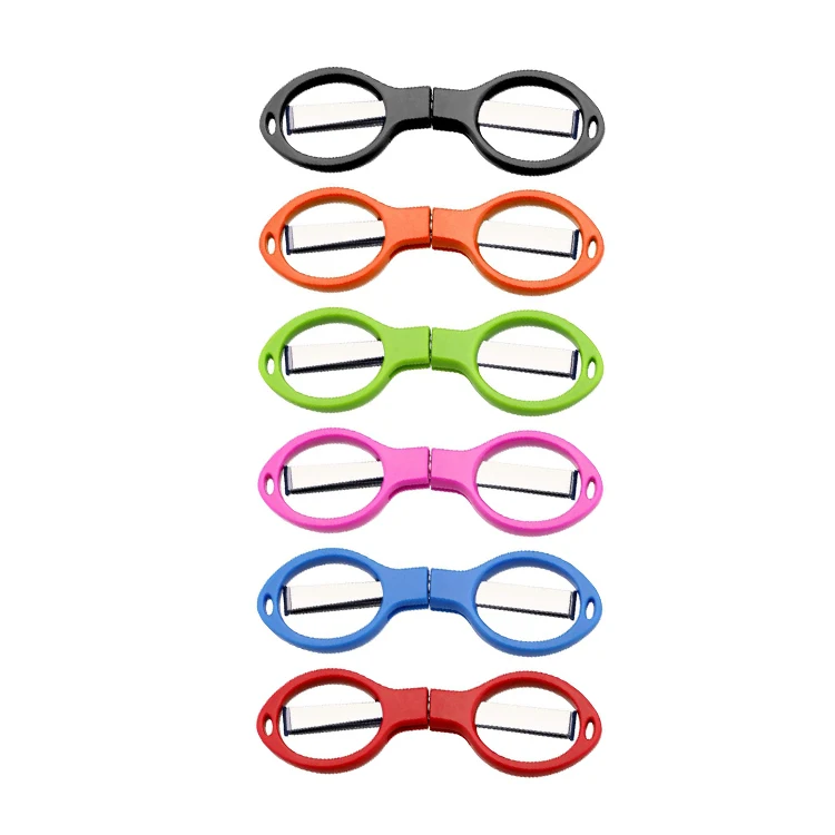 Mini Colorful Folding Scissors Safety Pocket Scissors Fishing Scissors Foldable Shears For Traveling
