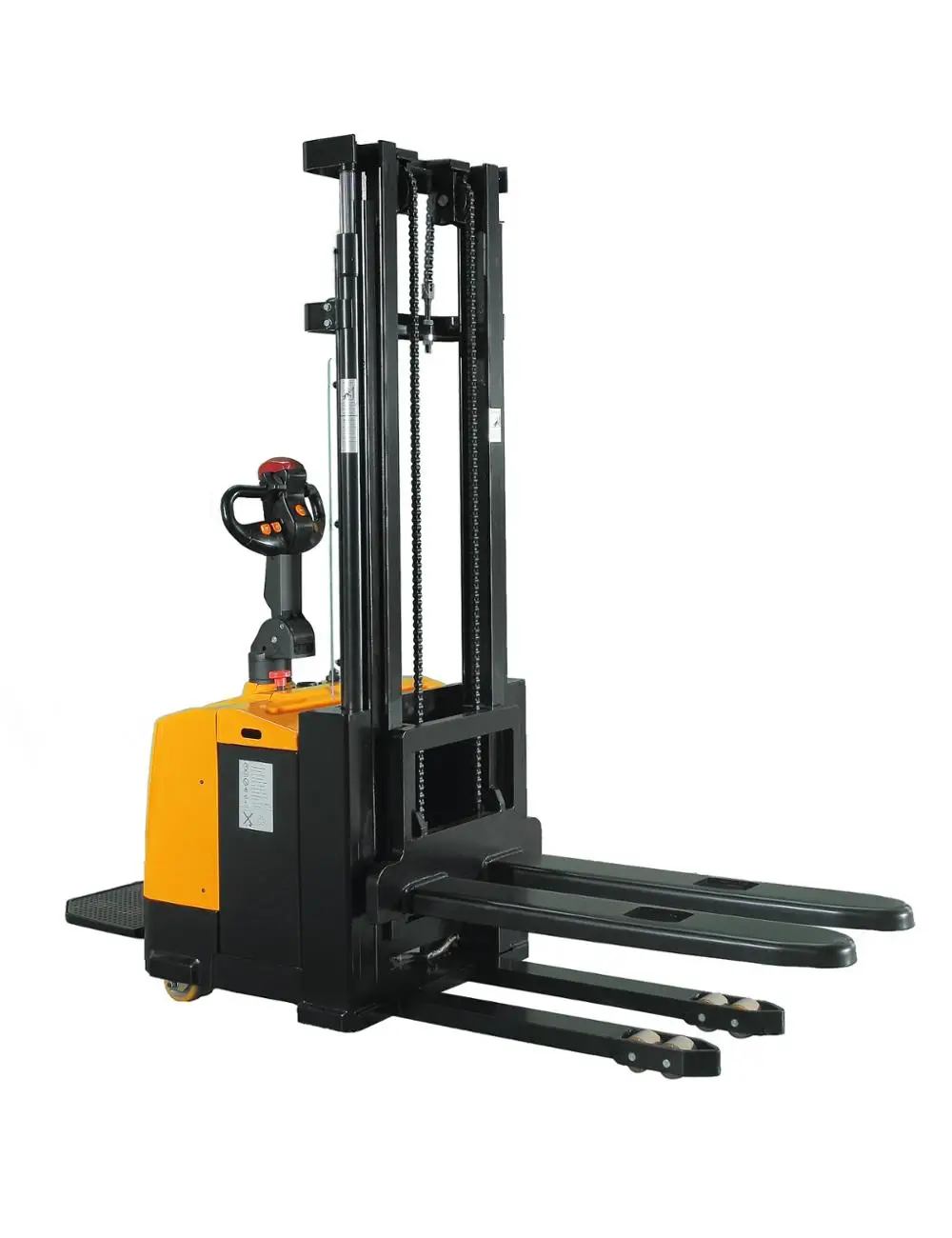 Material Handling Equipment 2.5 Ton Electric Stacker Truck Forklift Full Electric Pallet Stacker