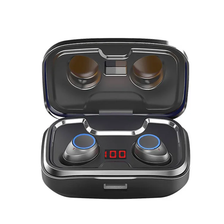Factory OEM X10 TWS Earphones LED Power Display Wireless Earbuds Noise Cancelling Mini Mobile Headphones with 3500mah Charging