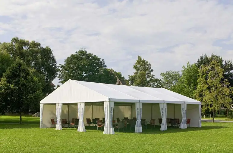 Large big industrial aluminum frame structure modern design quick installation warehouse tent