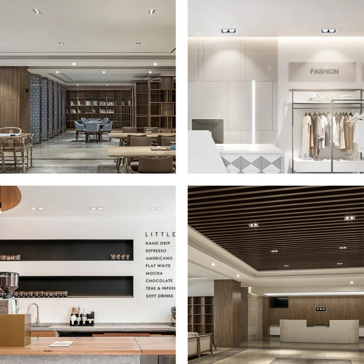 High Power Small Size Adjustable Easy Install Recessed School Hospital 2*30W LED Grille Lamp