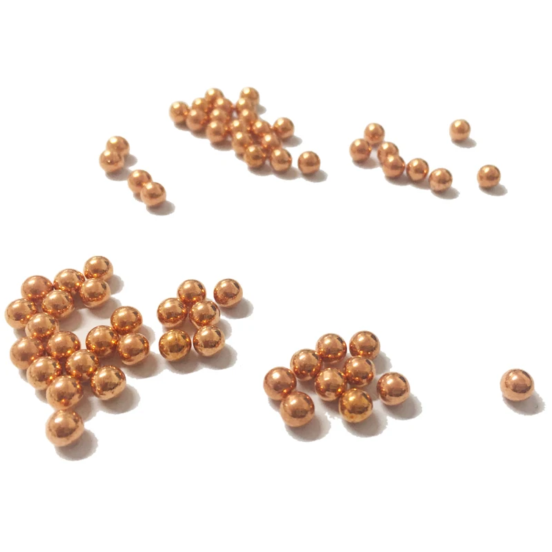 copper ball manufacturing copper sphere 4mm 5mm solid copper ball brass ball