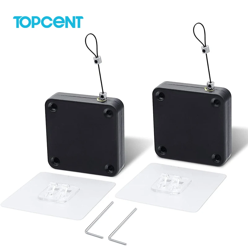 Topcent 500-1200g Pull Self Closing Door Closer Punch-free Automatic Induction Door Closer with Mute Article