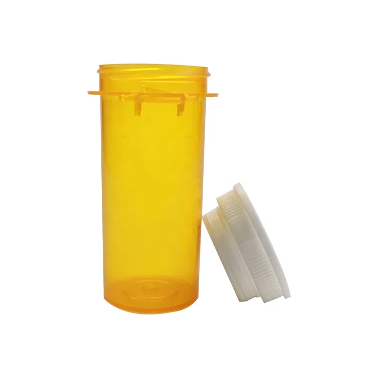 40DR Thumb Tab Reversible Caps Medicine Pill Prescription Bottles Vials Containers
