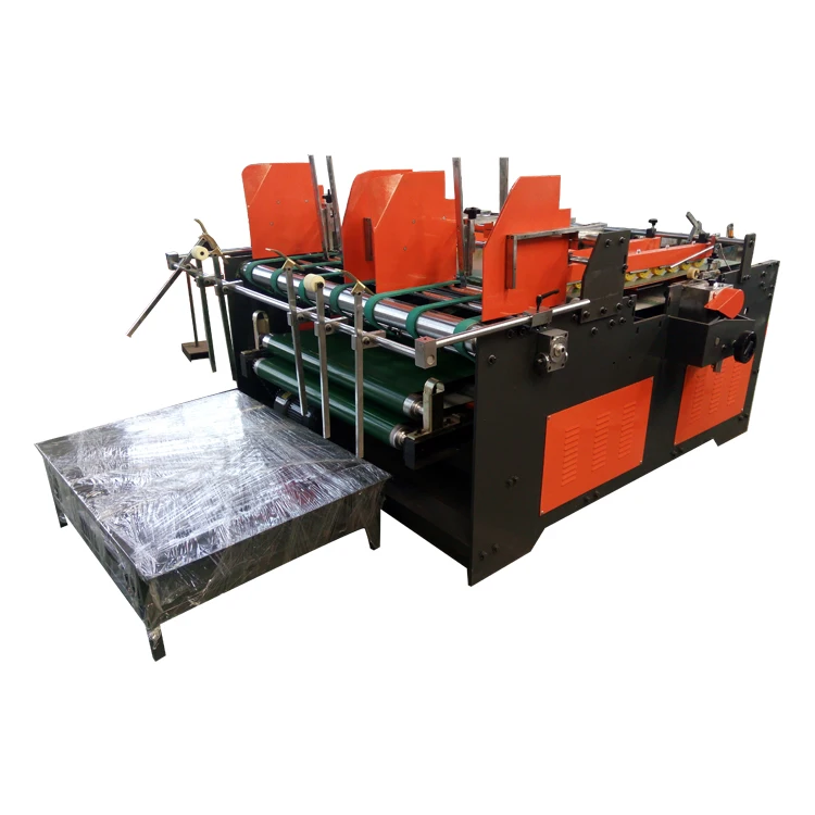 Easy operate press type  carton  folder gluer  machine for die-cutter box
