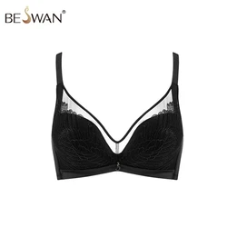 Beswan high quality ladies big size lingerie bra and panty new design lingerie sexy bra for women