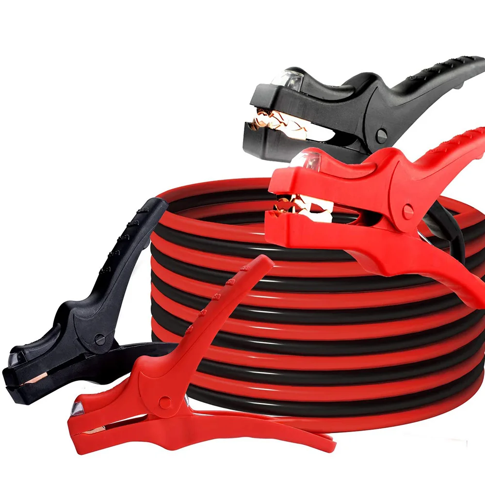 400A 16mm^2 Clamp Emergency Car Booster Cable Battery Powered Jumper Cable