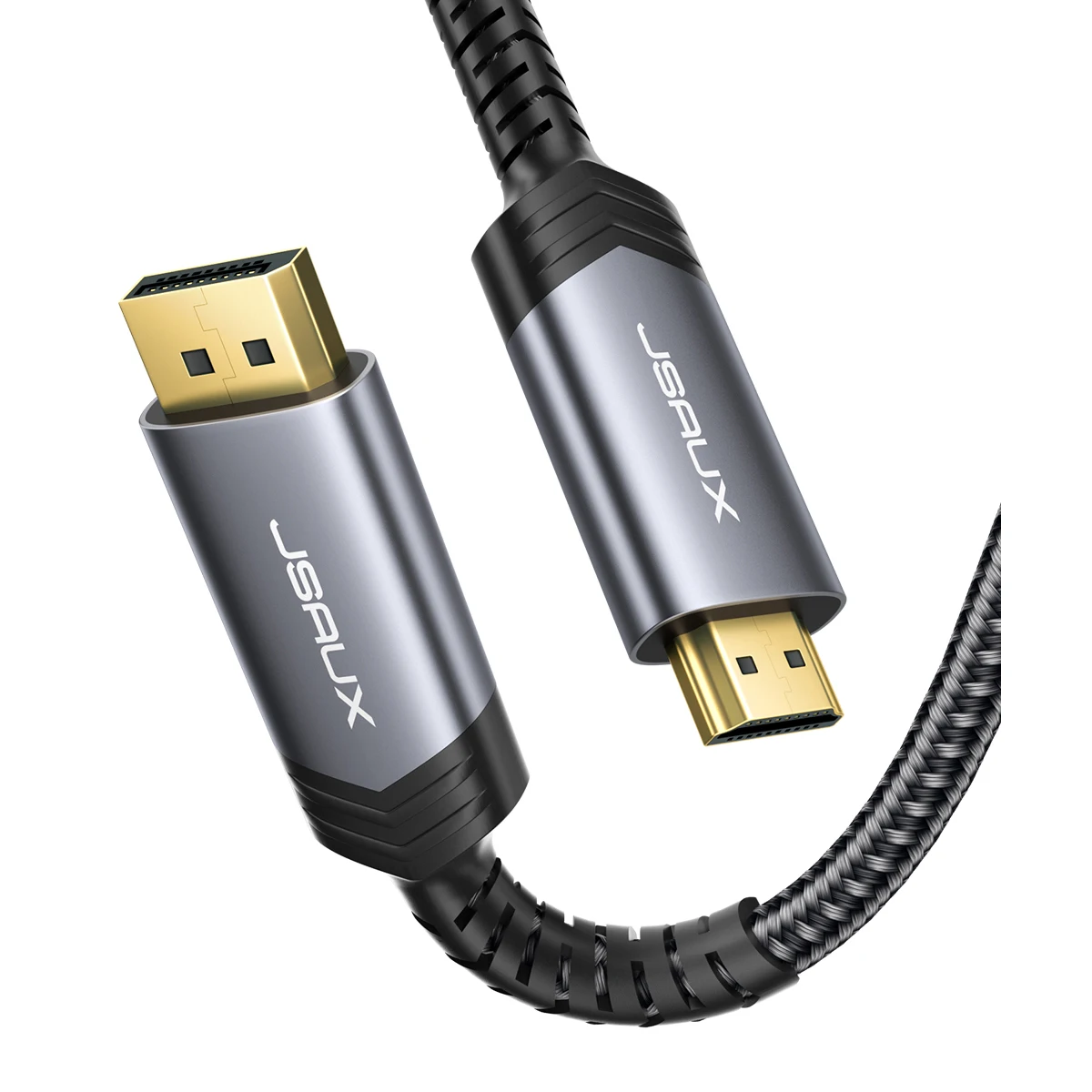 JSAUX 2K@144Hz, 1080P@144Hz,4K@60Hz DisplayPort Cable Eyefinity Multi-Display for TV, Monitor, Display -Red