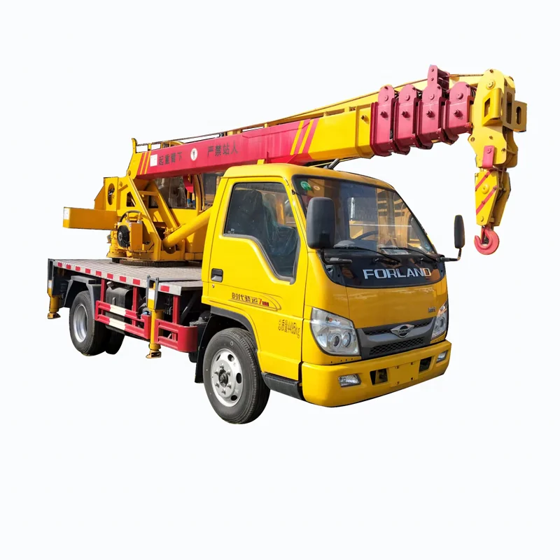 FOTON  single-row crane truck   hoisting machine   derrick car