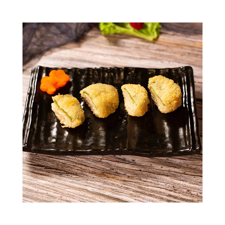  Производители пищевых продуктов с зеленым перцем Tempura цыплятами и