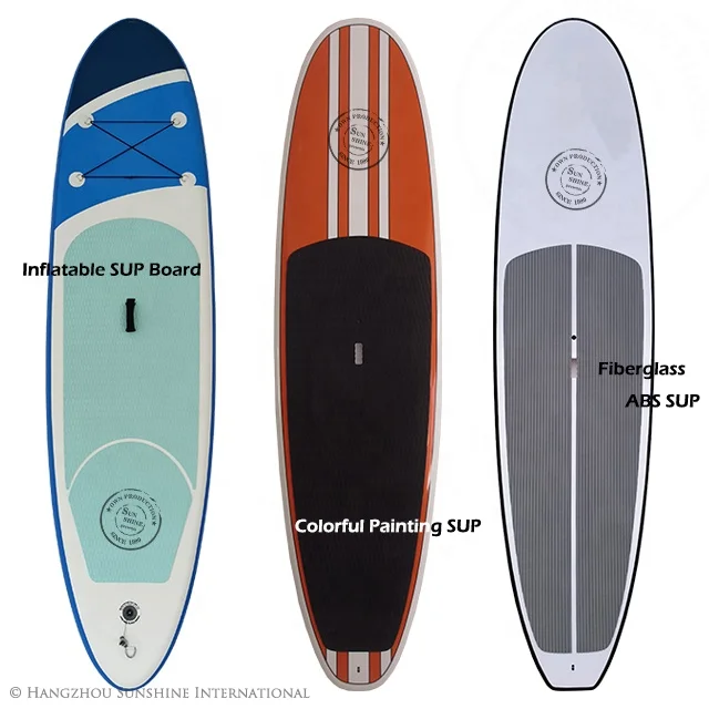 Super Light Plastic Fiberglass SUP Surfboards ABS Paddle Board