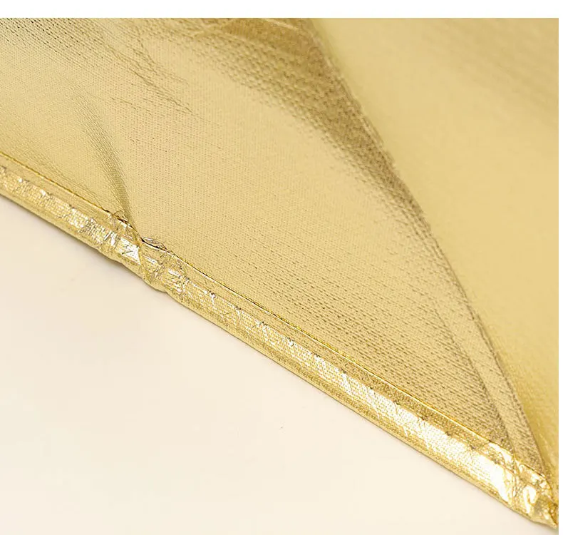 Wholesale Promotional Custom Imprint Eco Friendly Portable PP Non Woven Ice Cooler Bag Insulated Gold Waterproof