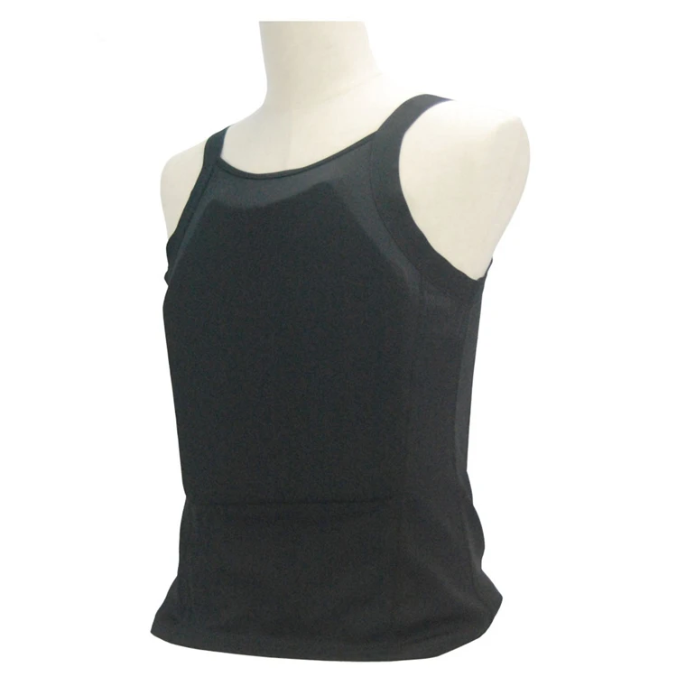 Черная легкая Защитная Рубашка защитный жилет из полиэтилена арамида куртка Личная безопасность гражданский стойкий 3А