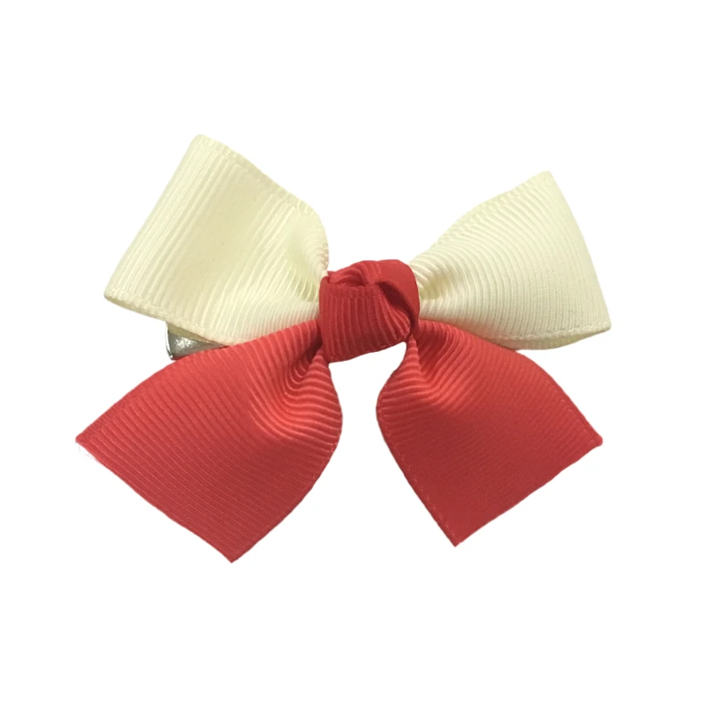 Korean Fashion Ribbon Big Bows Alligator Clips Hair Accessories for Baby Girls