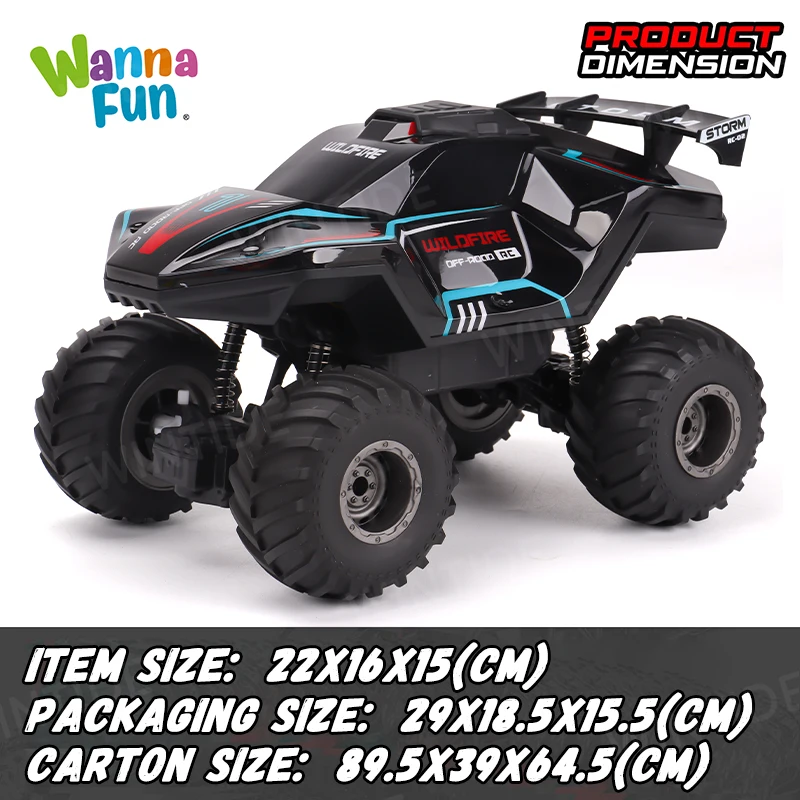 2.4G Brushless High-Speed Racing Car Off-Road Truck Monster Remote Control Rock Tracked Vehicle for Kids Minis Style