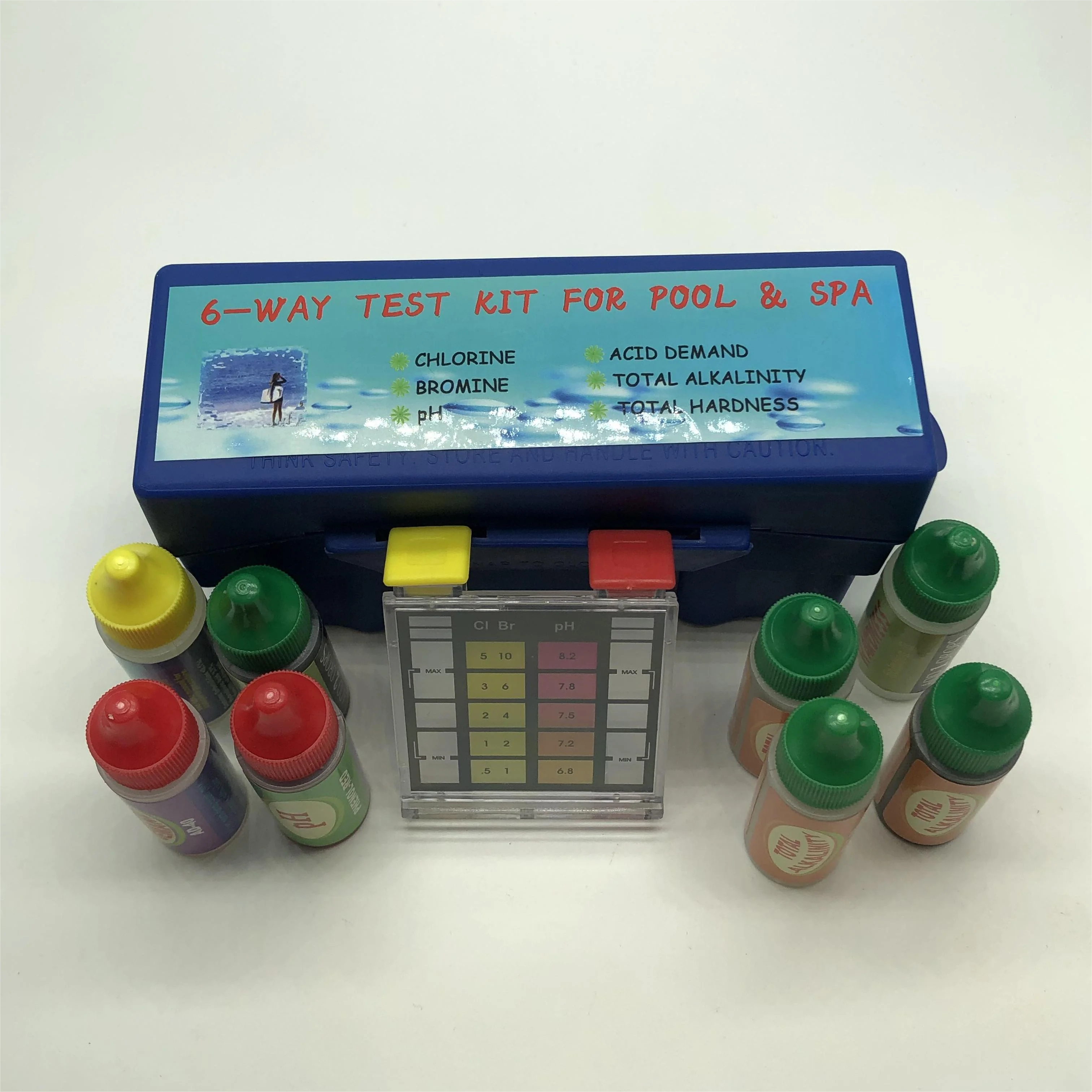 6 in 1 swimming test kit total chlorine