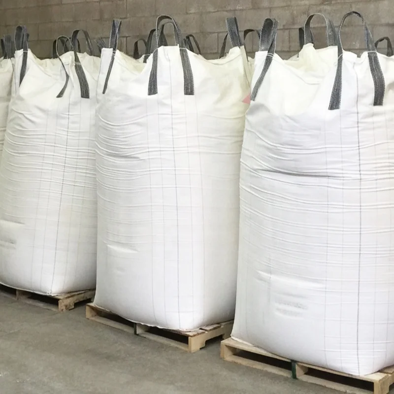 
PP plastic 1000kg FIBC jumbo bags 1 ton bigbag for feed seed wood chips pellet fertilizer 