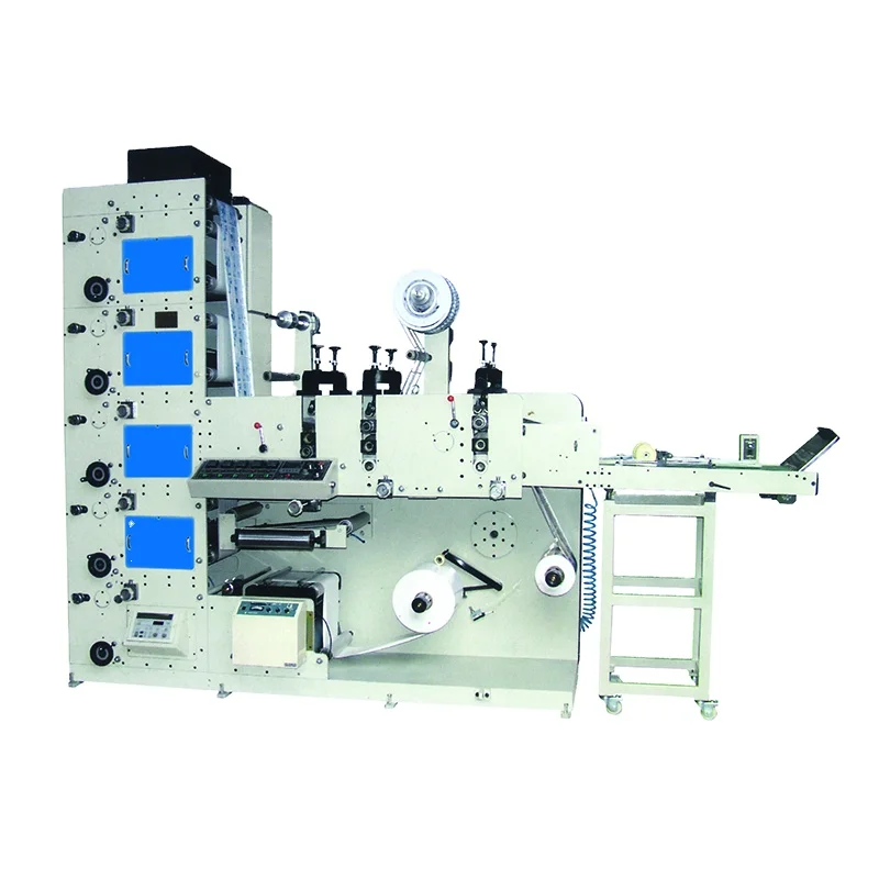 5 видов цветов узкие веб наборный флексографские принтеры машина для печатания этикеток прямо сейчас!