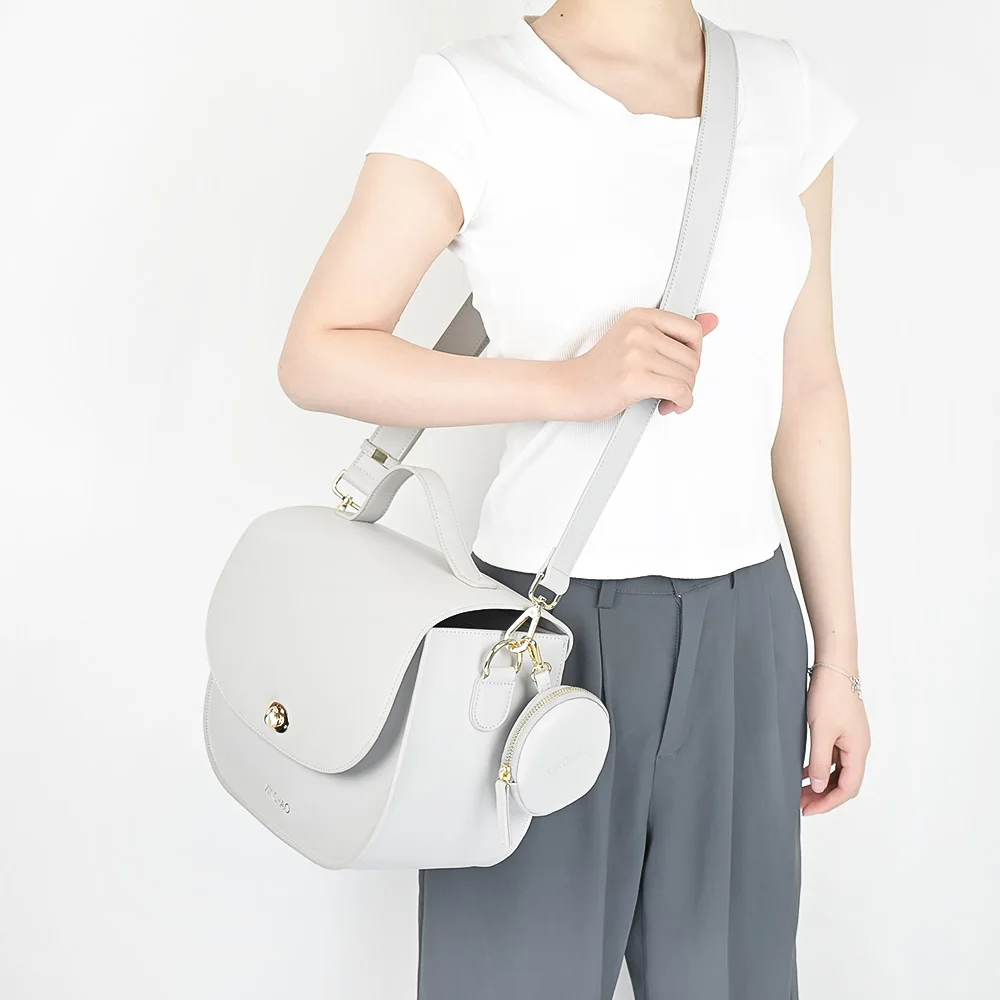 Custom Microfiber Leather Fashion Photographers DSLR Camera Crossbody Camera Bag